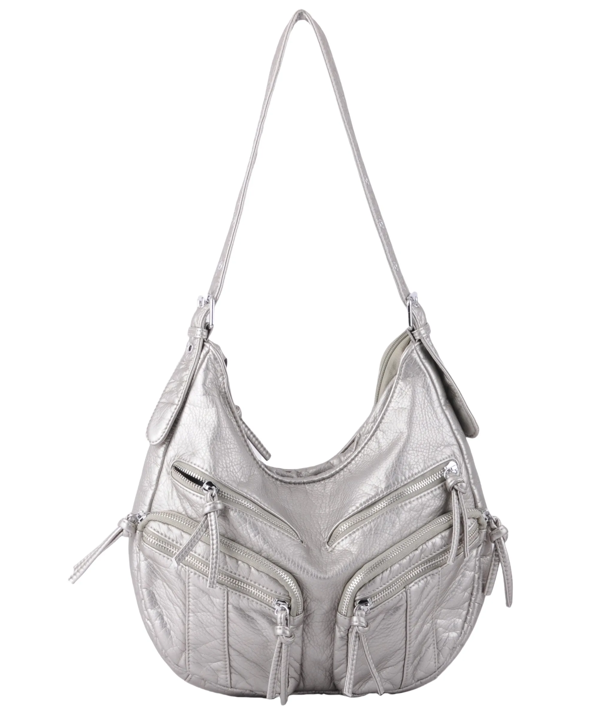 1690 - Slouchy Distressed Shoulder Bag