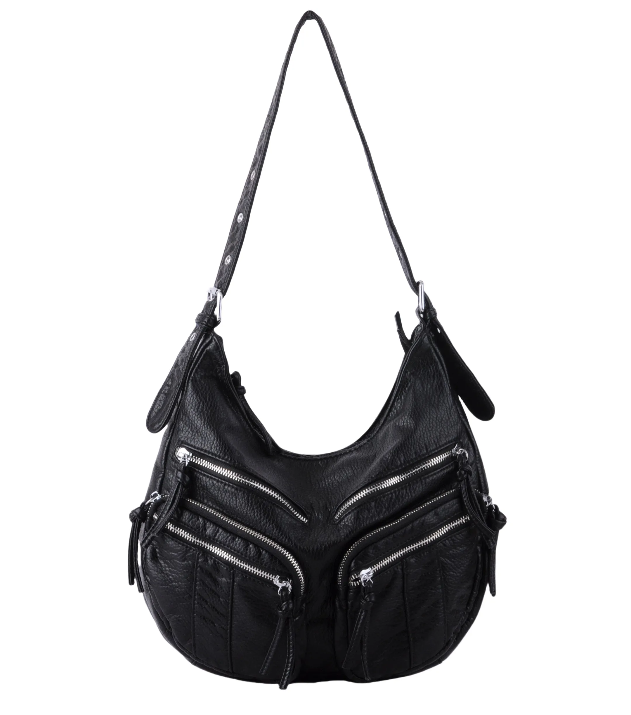 1690 - Slouchy Distressed Shoulder Bag