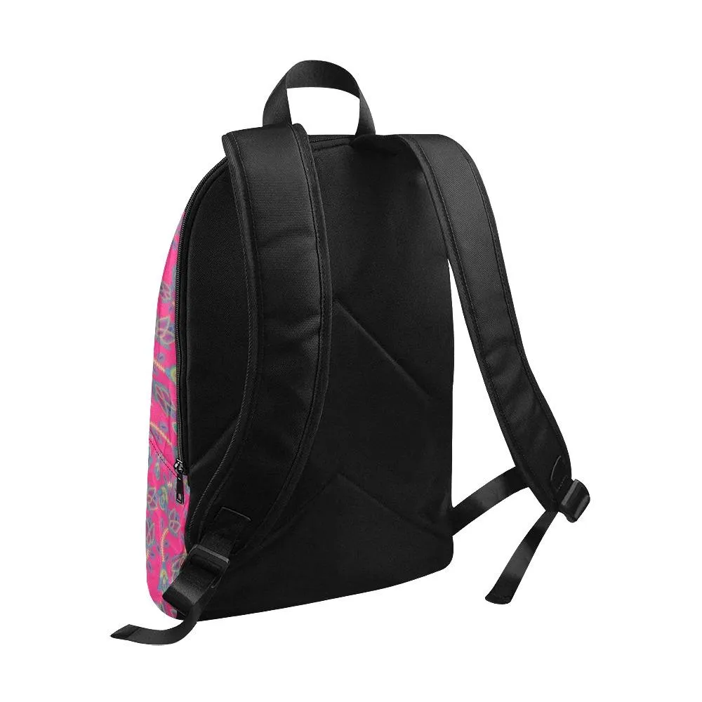 Beaded Lemonade Fabric Backpack for Adult