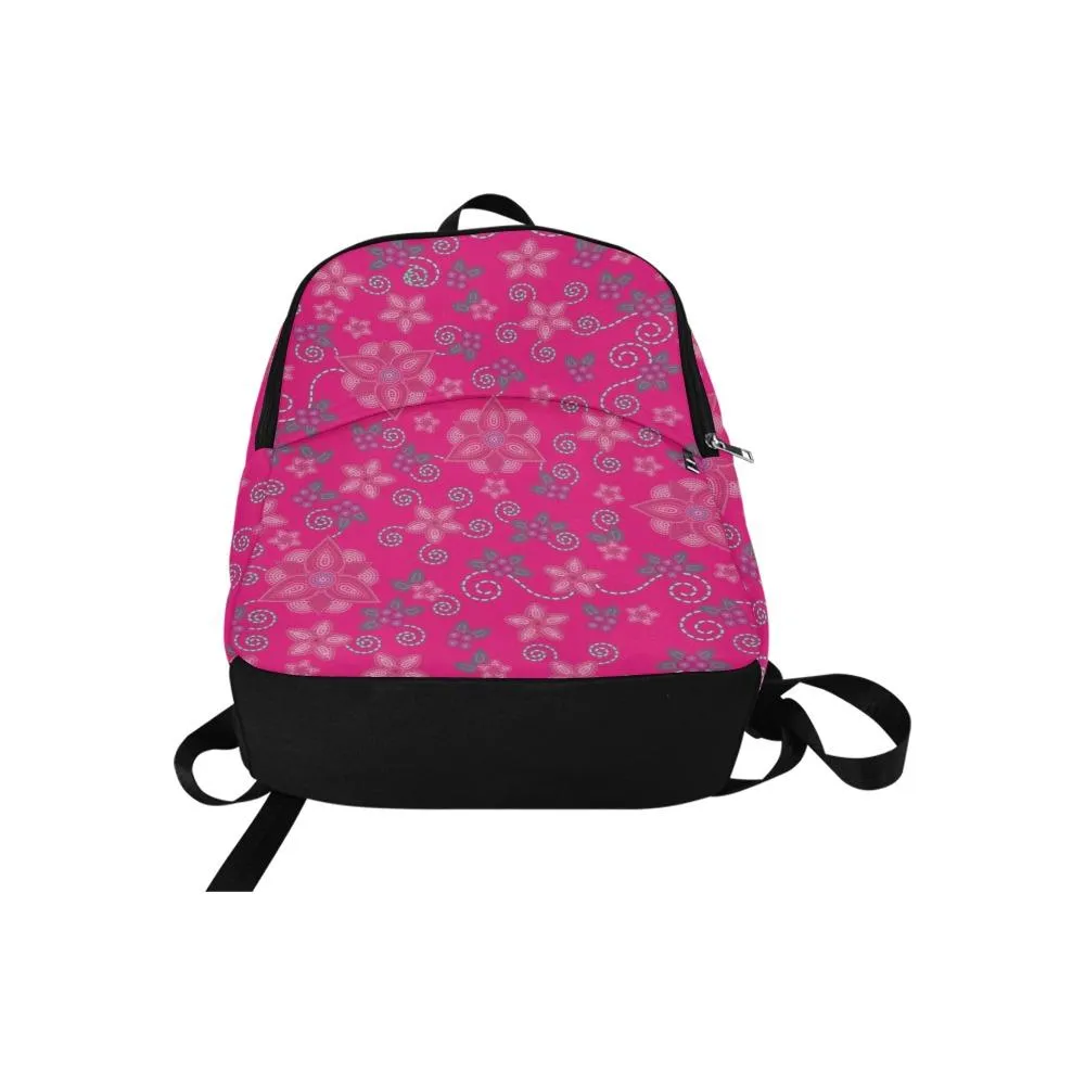 Berry Picking Pink Fabric Backpack for Adult