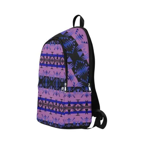 Between the Mountains Moon Shadow Fabric Backpack for Adult