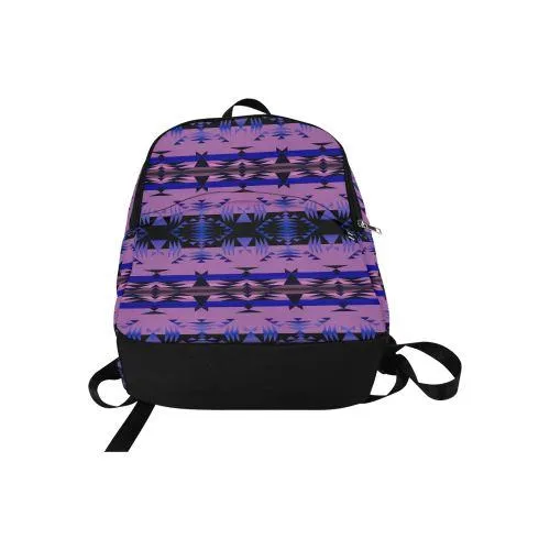 Between the Mountains Moon Shadow Fabric Backpack for Adult