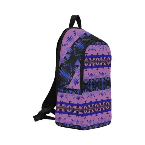 Between the Mountains Moon Shadow Fabric Backpack for Adult