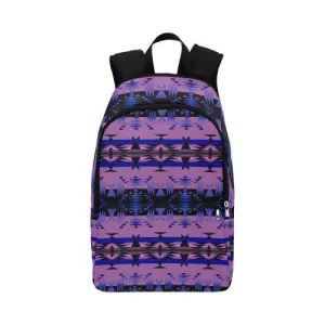 Between the Mountains Moon Shadow Fabric Backpack for Adult