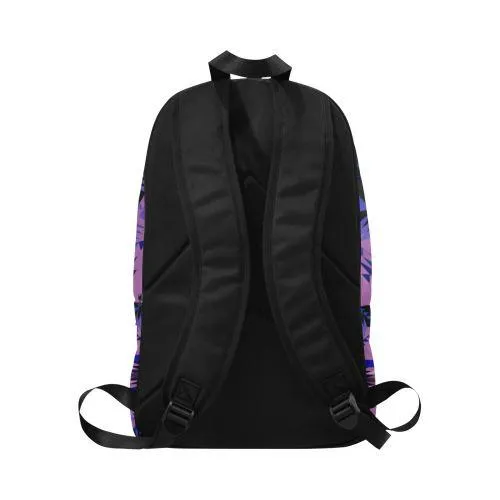 Between the Mountains Moon Shadow Fabric Backpack for Adult