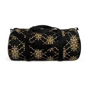 Black and Gold Duffel Bag