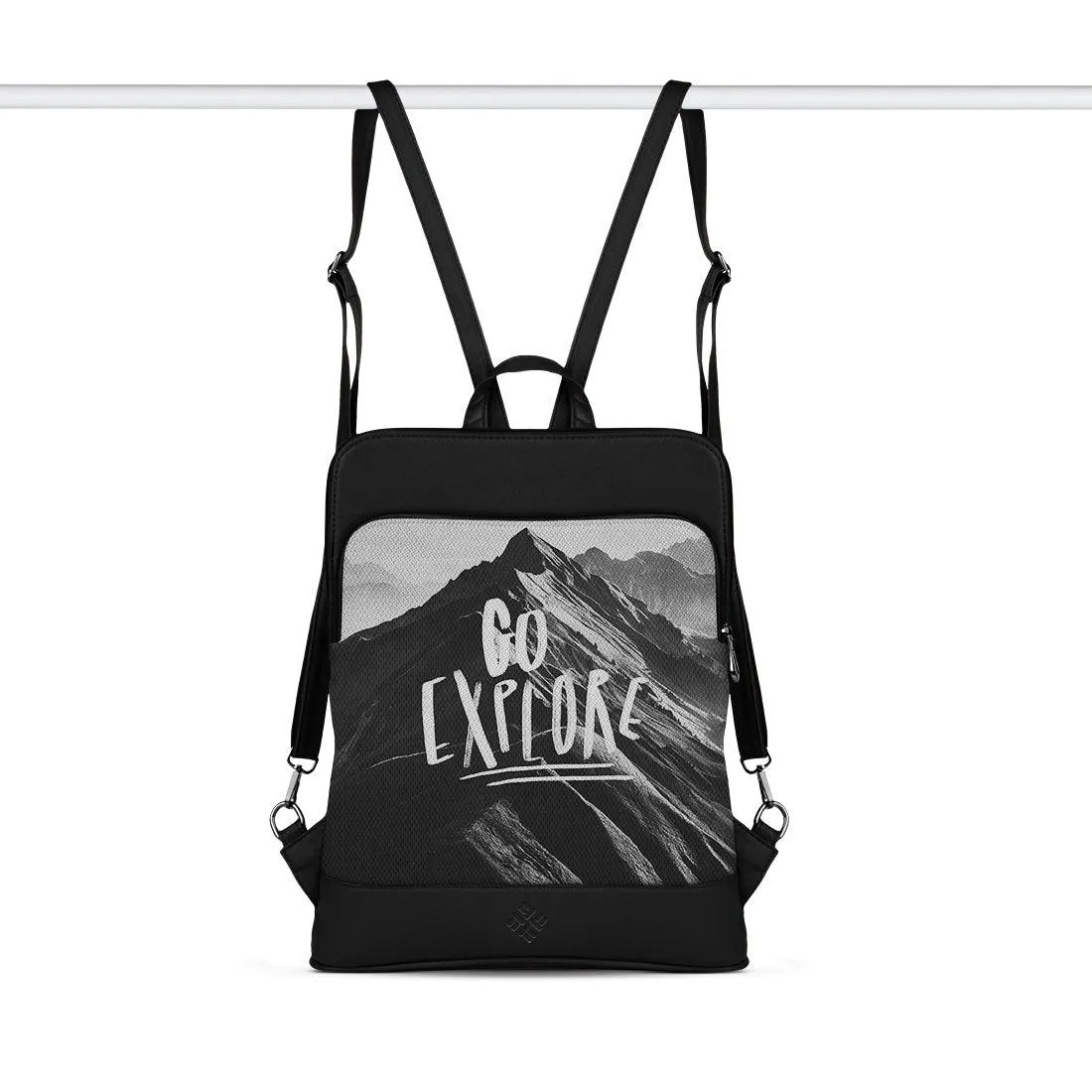 Black Laptop Backpack Go Explore