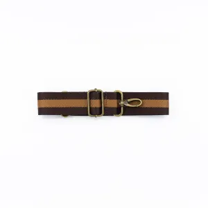 Brown Stripe Detachable Strap