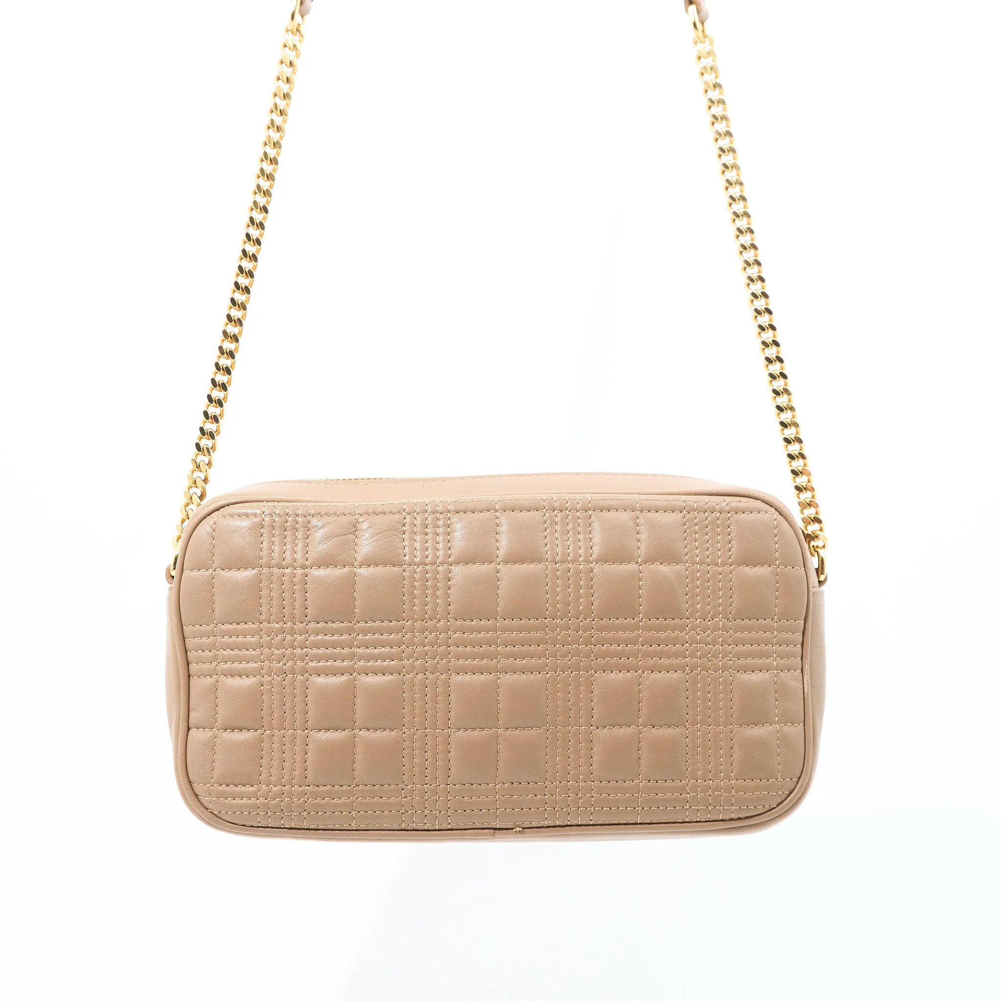 Burberry Quilted Leather TB Camera Crossbody Bag