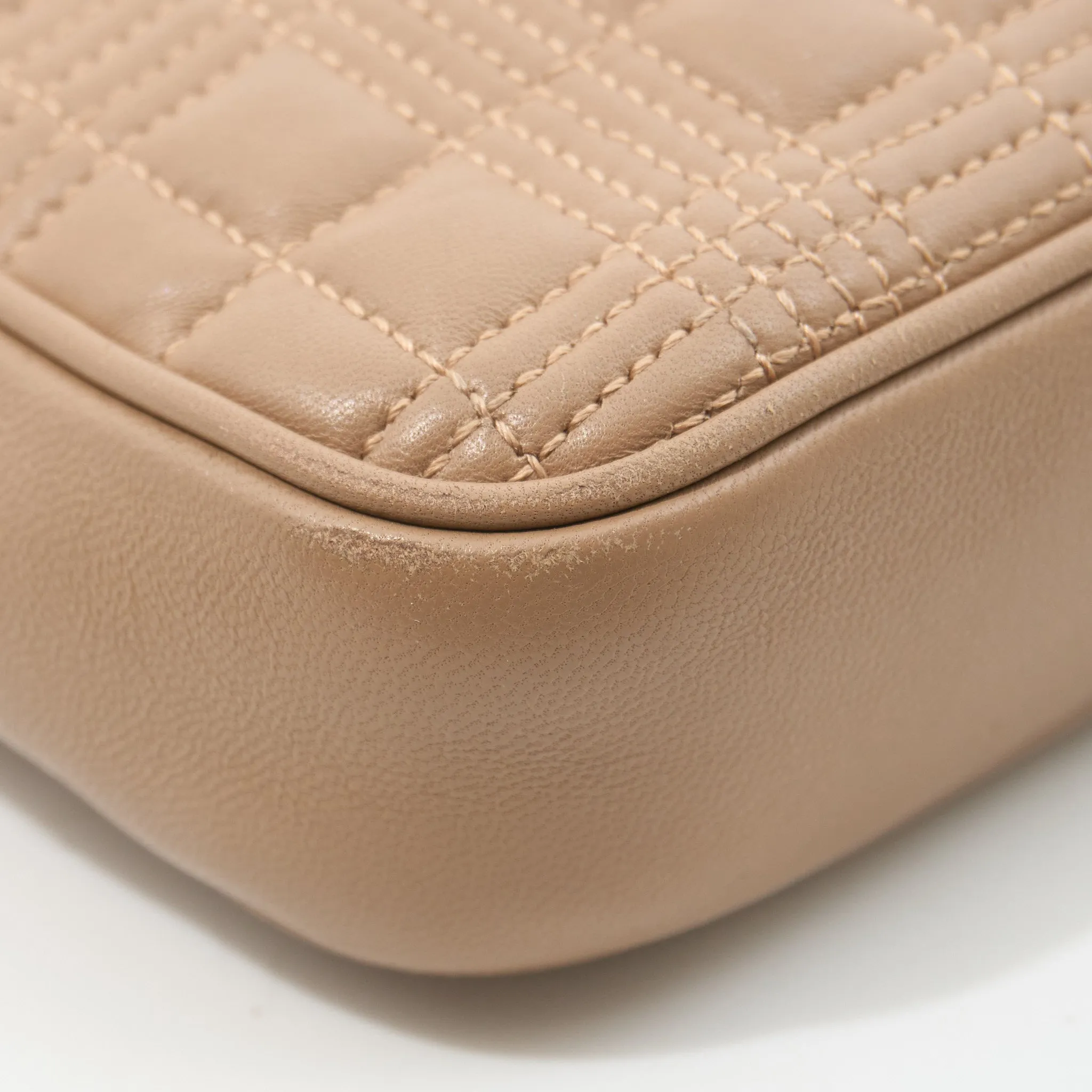 Burberry Quilted Leather TB Camera Crossbody Bag