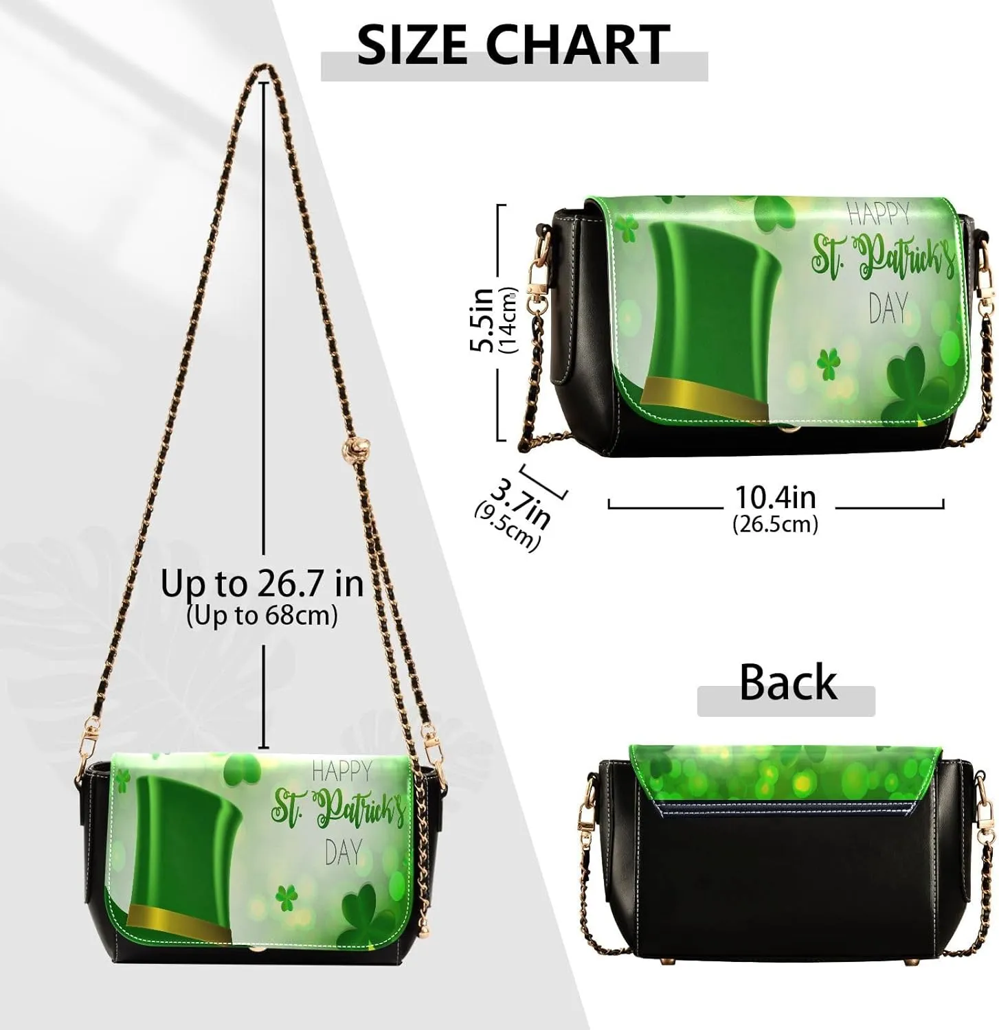 Crossbody Bags for Women Trendy Women's Black Shoulder Bag Small PU Leather Flap Cross Body Bag Handbags