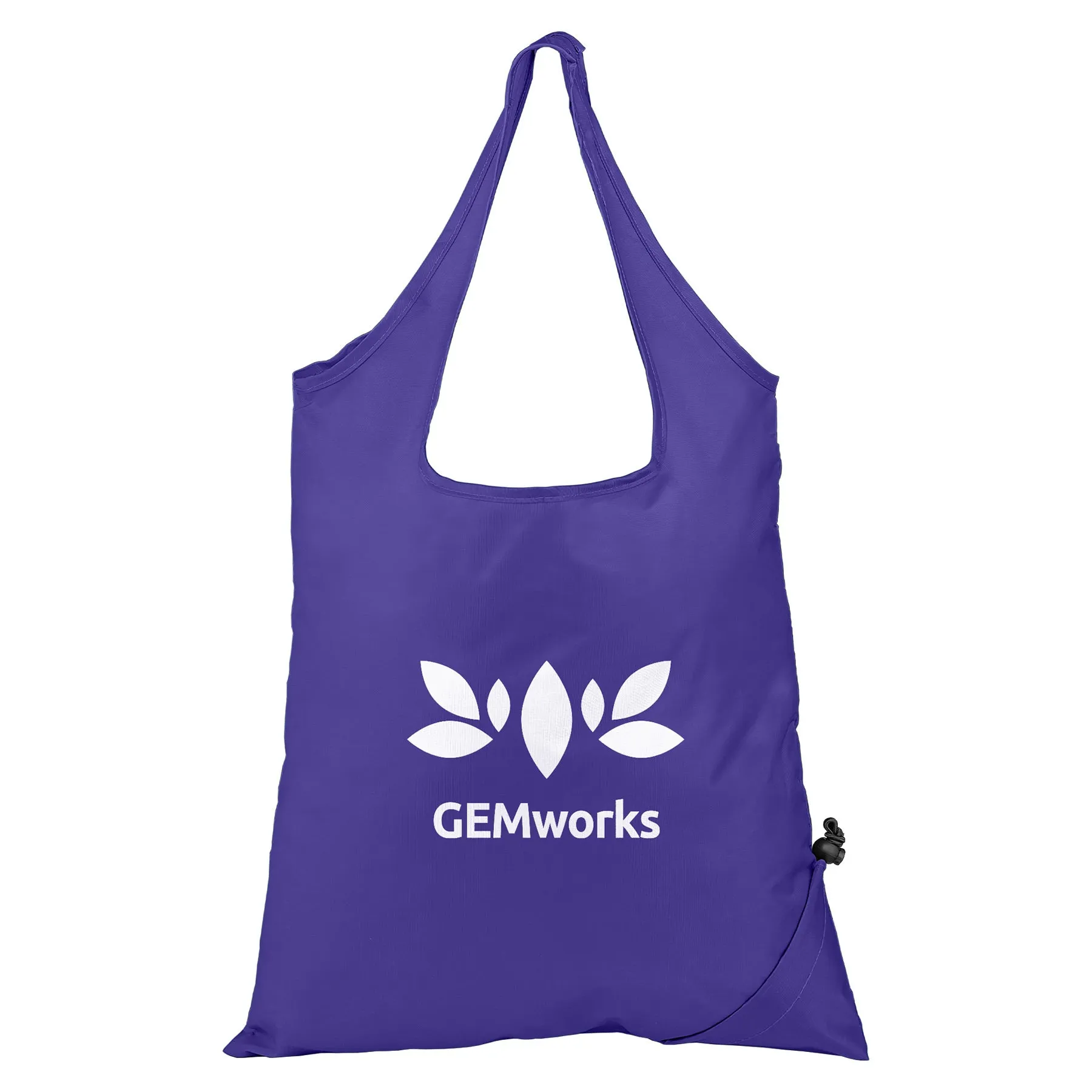 Custom Printed Capri Foldaway Polyester Shopping Tote Bag