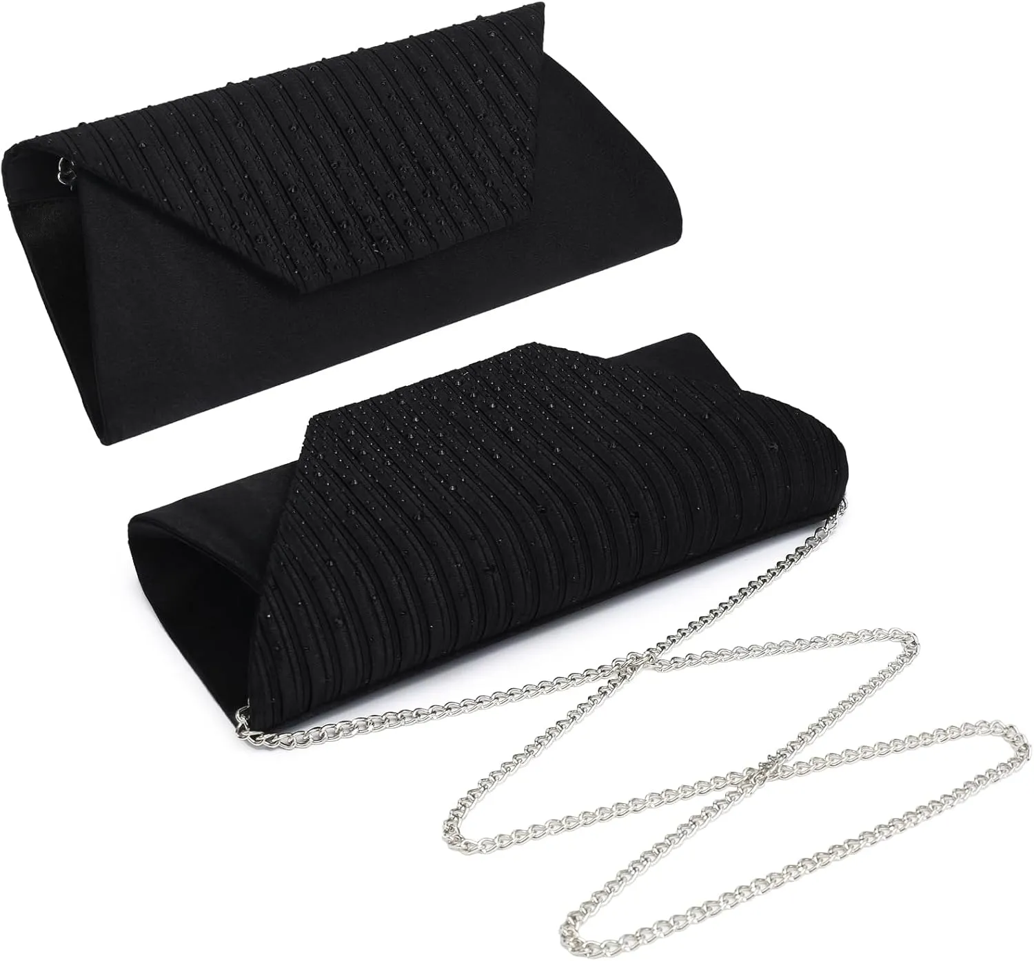 Dasein Women Evening Bags Wedding Purses Handbags Party Clutches Cocktail Prom Formal Clutch with Glitter Rhinestones