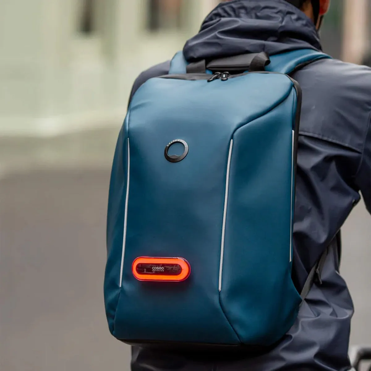 Delsey - Zaino Securain Conncected Porta PC 14" Blu Notte - 00102061802 - BLU/NOTTE