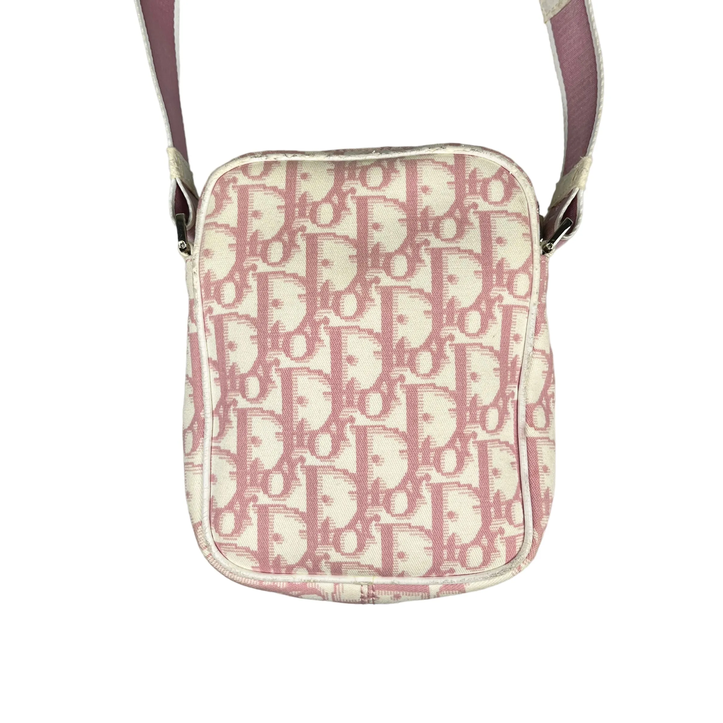 DIOR PINK FLORAL TROTTER CROSSBODY BAG