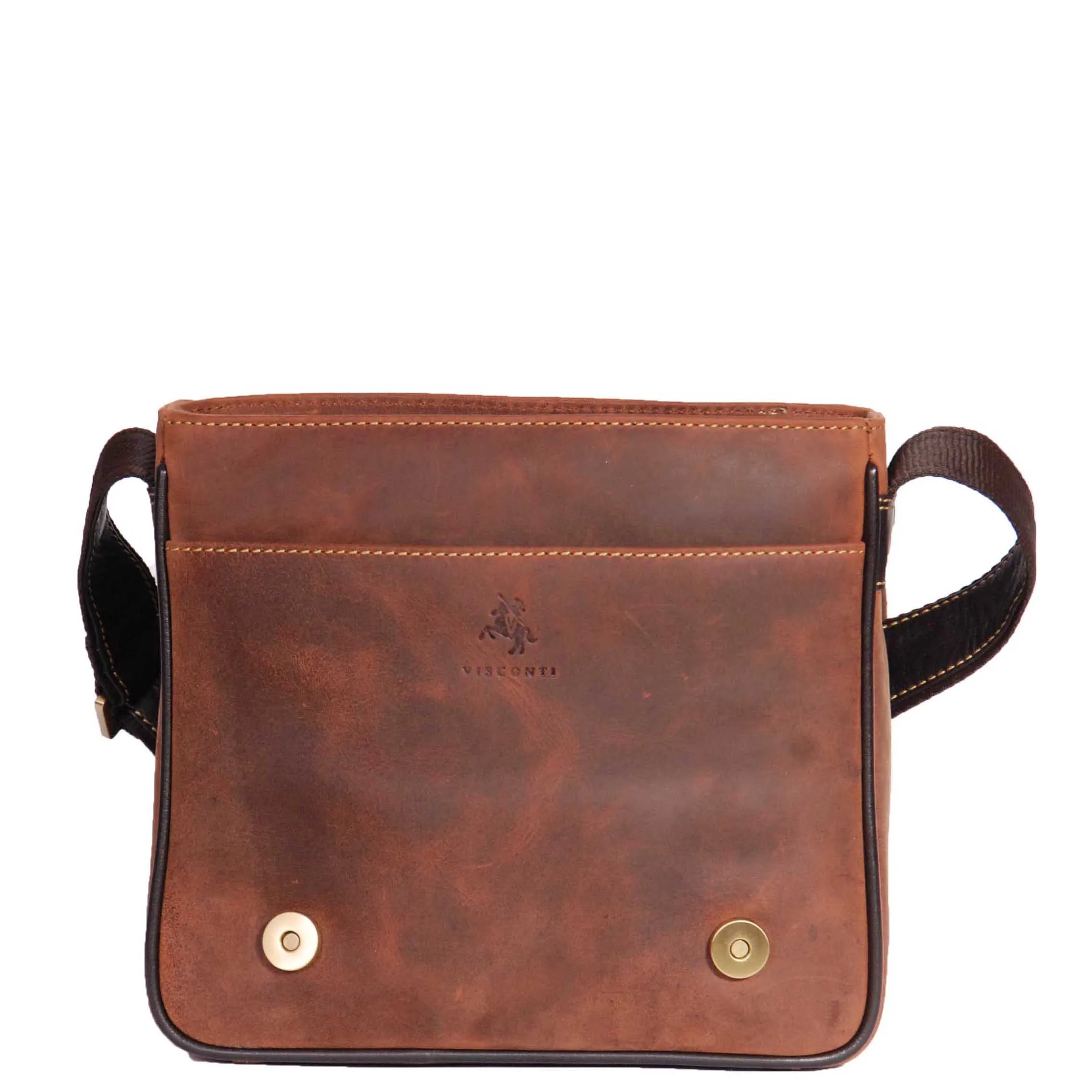 DR393 Satchel Style Leather Flight Bag Tan