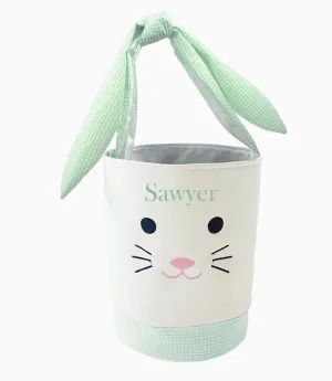 Easter Bunny Basket, Green