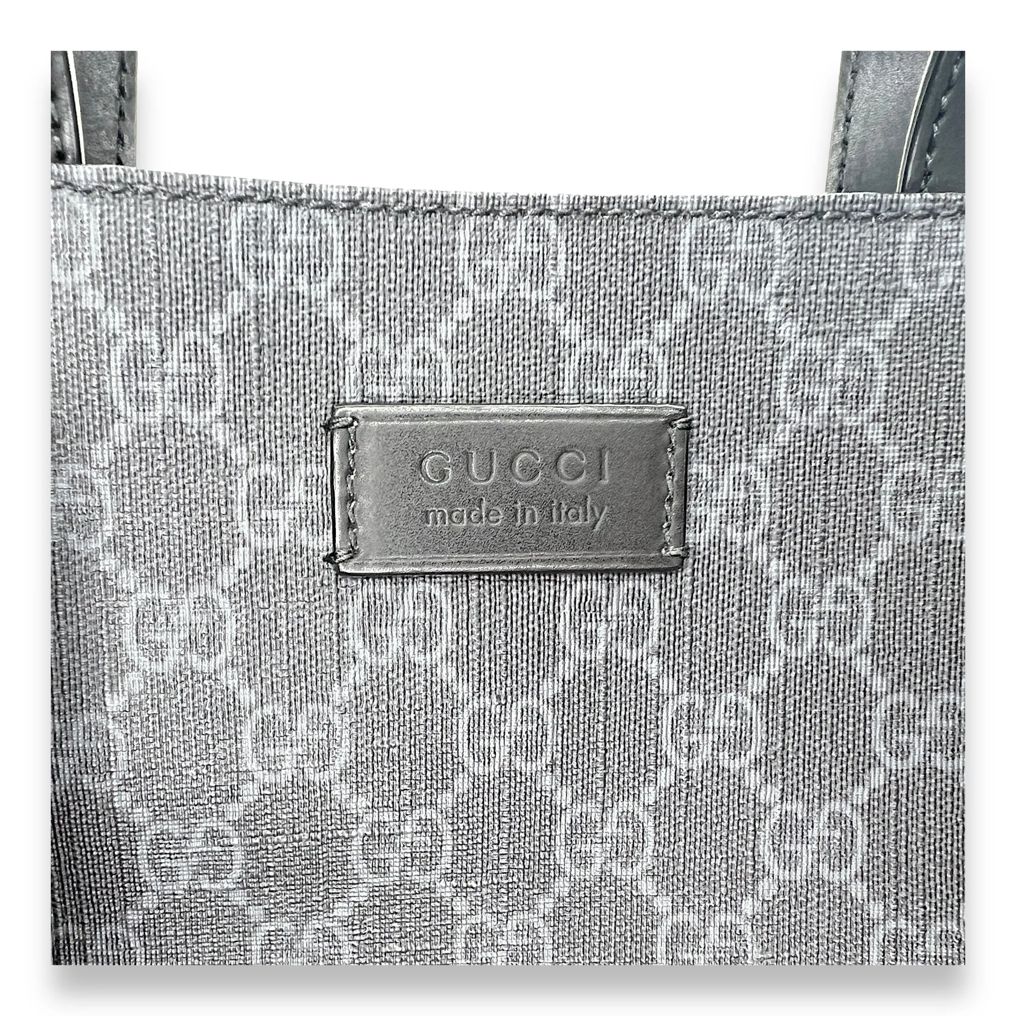 GG Supreme Monogram Appia  Tote bag in Monogram coated canvas, Silver Hardware
