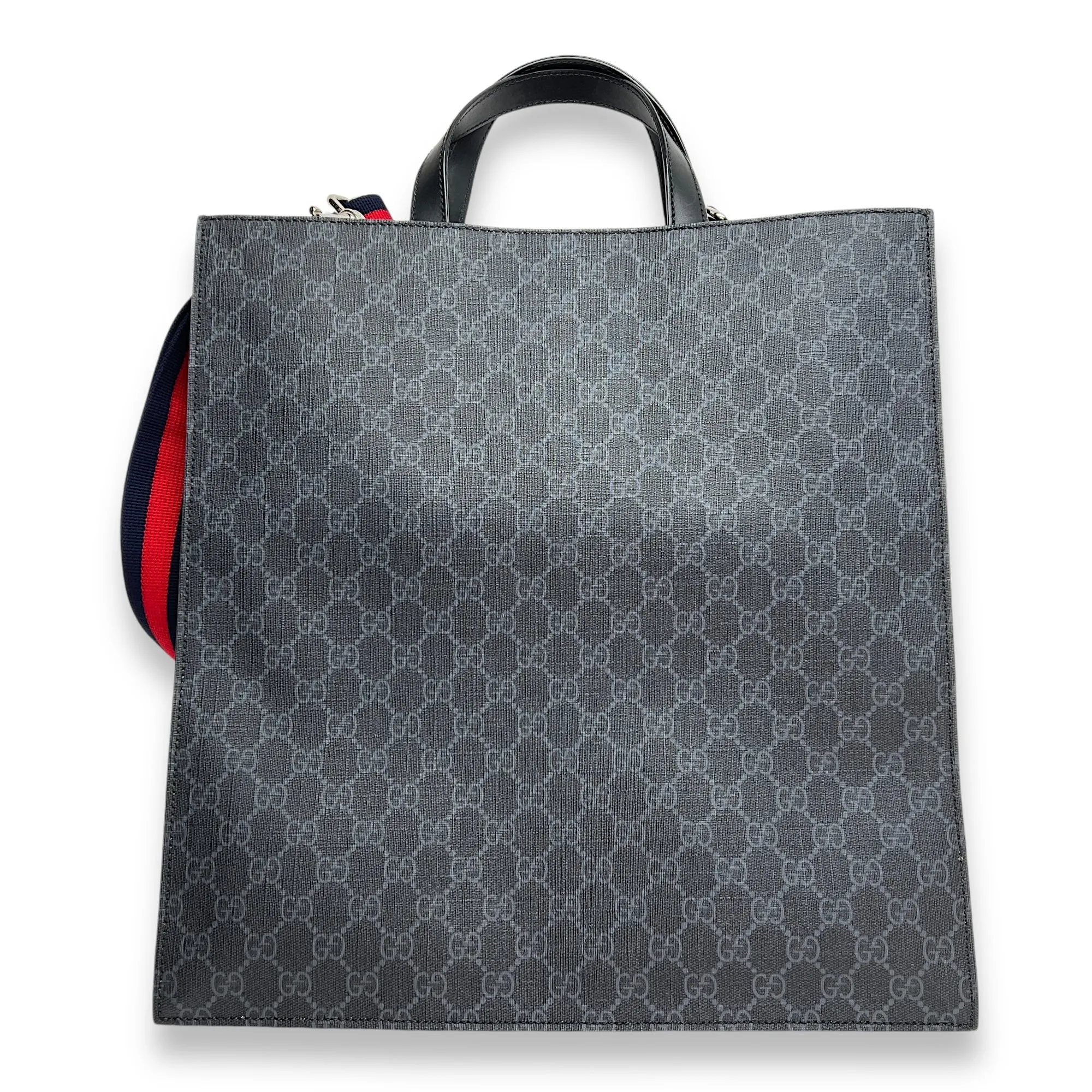 GG Supreme Monogram Appia  Tote bag in Monogram coated canvas, Silver Hardware