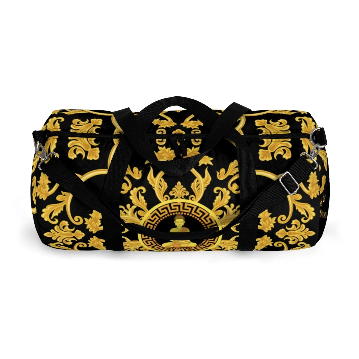 Golden Buddha All-Over Duffle Bag