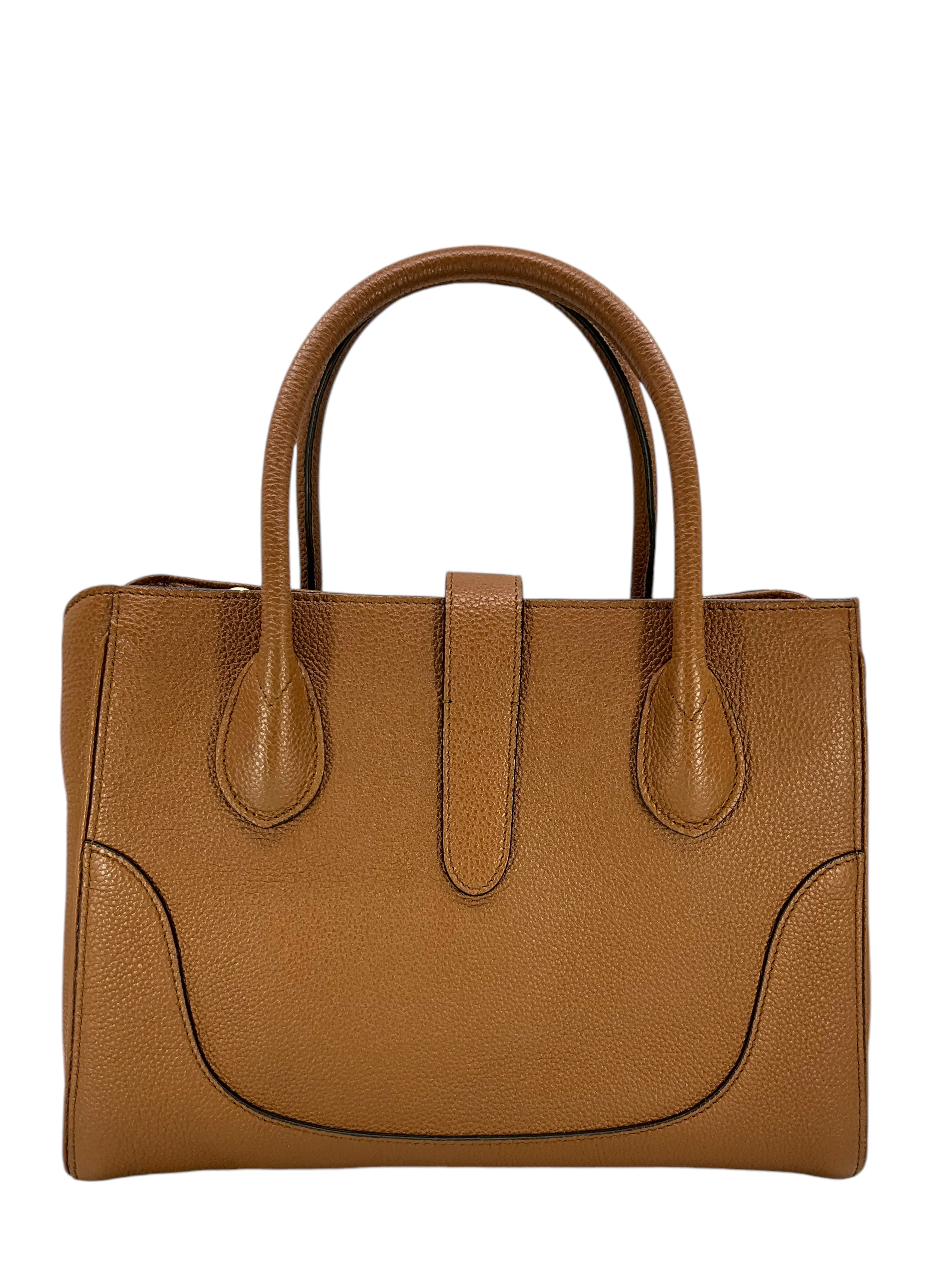 GUCCI Jackie 1961 Small Natural Grain Leather Tote Bag