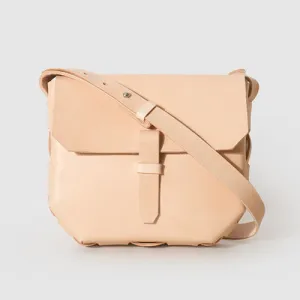 Handmade Beige Leather Satchel Bags Purses