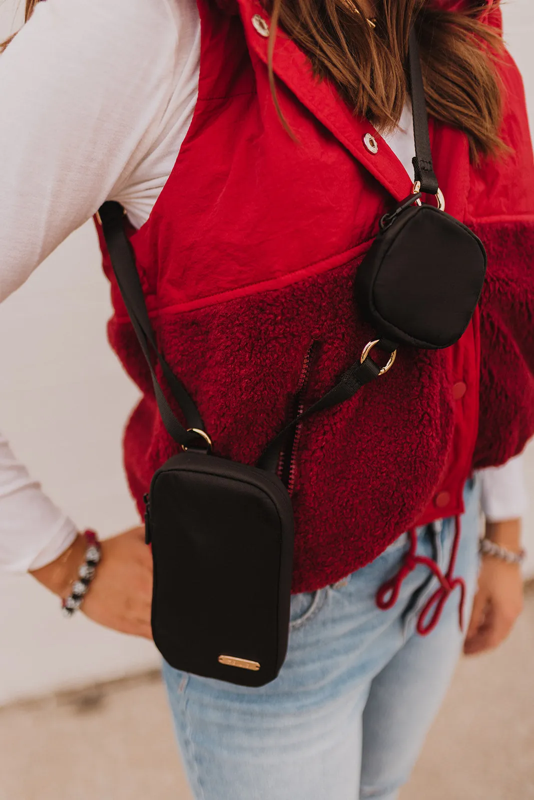 Heading Out Black Crossbody