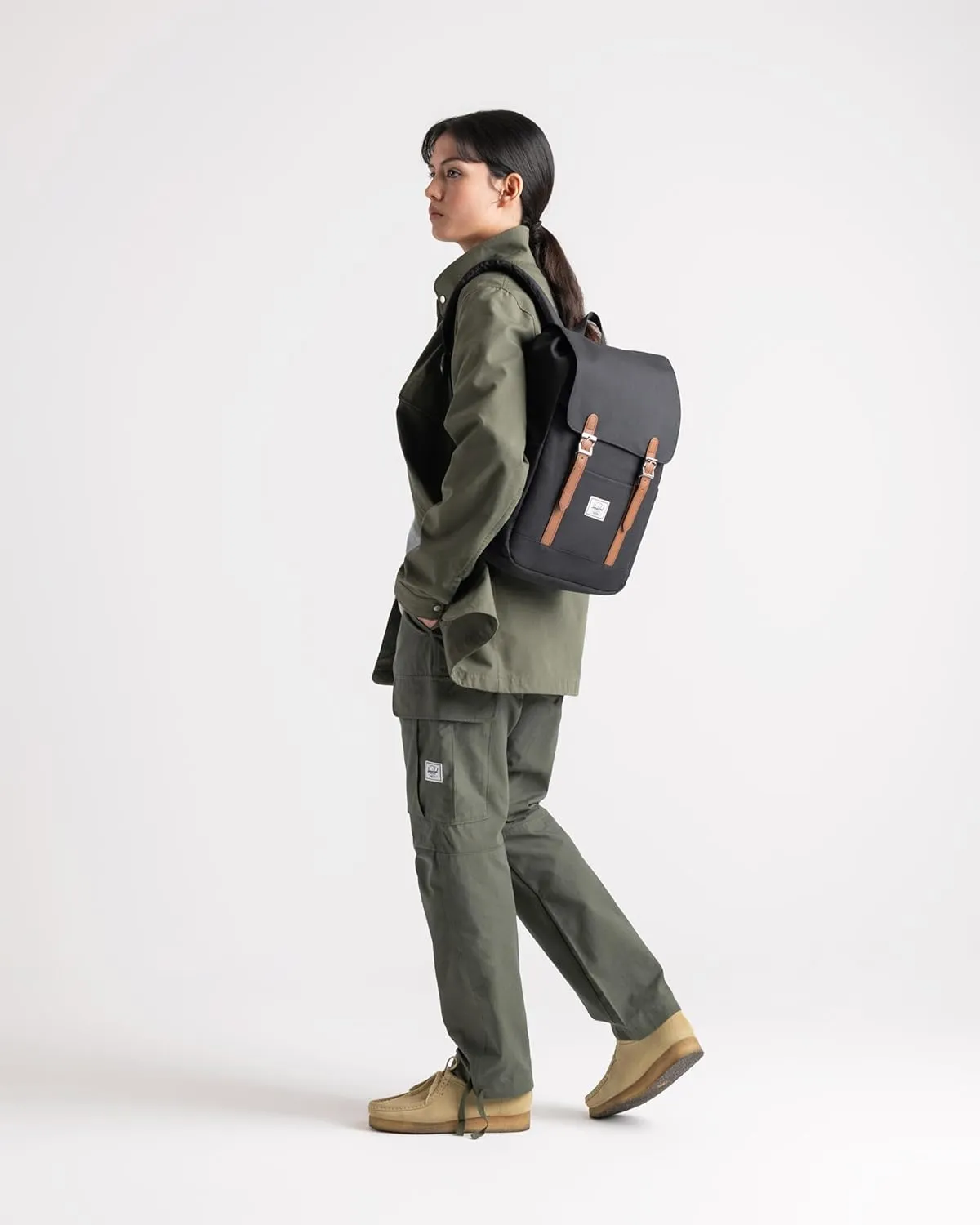 Herschel Supply Co. Retreat Backpack, Raven Crosshatch, Small-17L