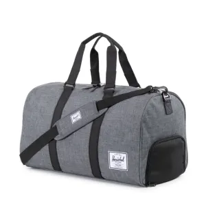 Herschel Supply Novel Duffel Bag - Crosshatch Charcoal & Black