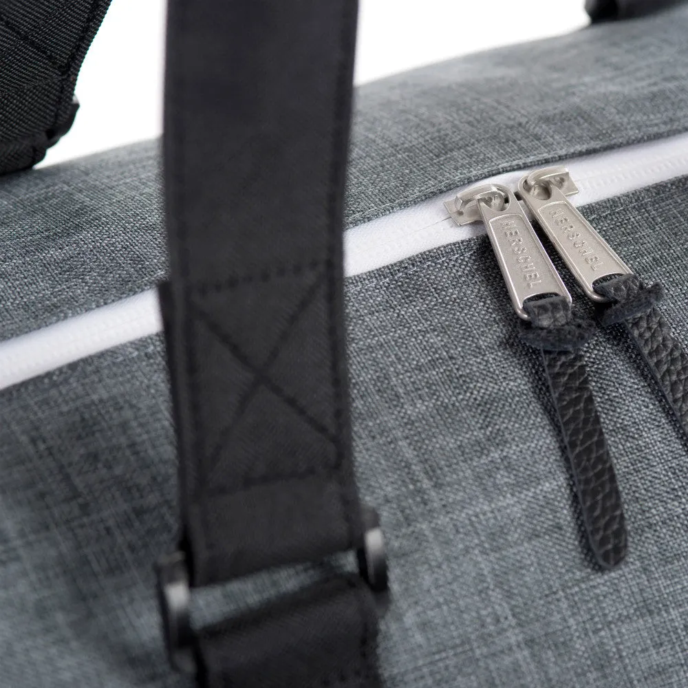 Herschel Supply Novel Duffel Bag - Crosshatch Charcoal & Black