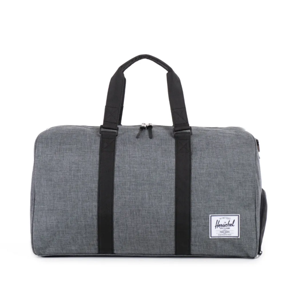 Herschel Supply Novel Duffel Bag - Crosshatch Charcoal & Black