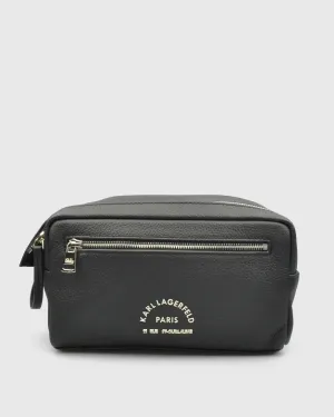 KARL LAGERFELD 815419-990 BLACK HAND SATCHEL