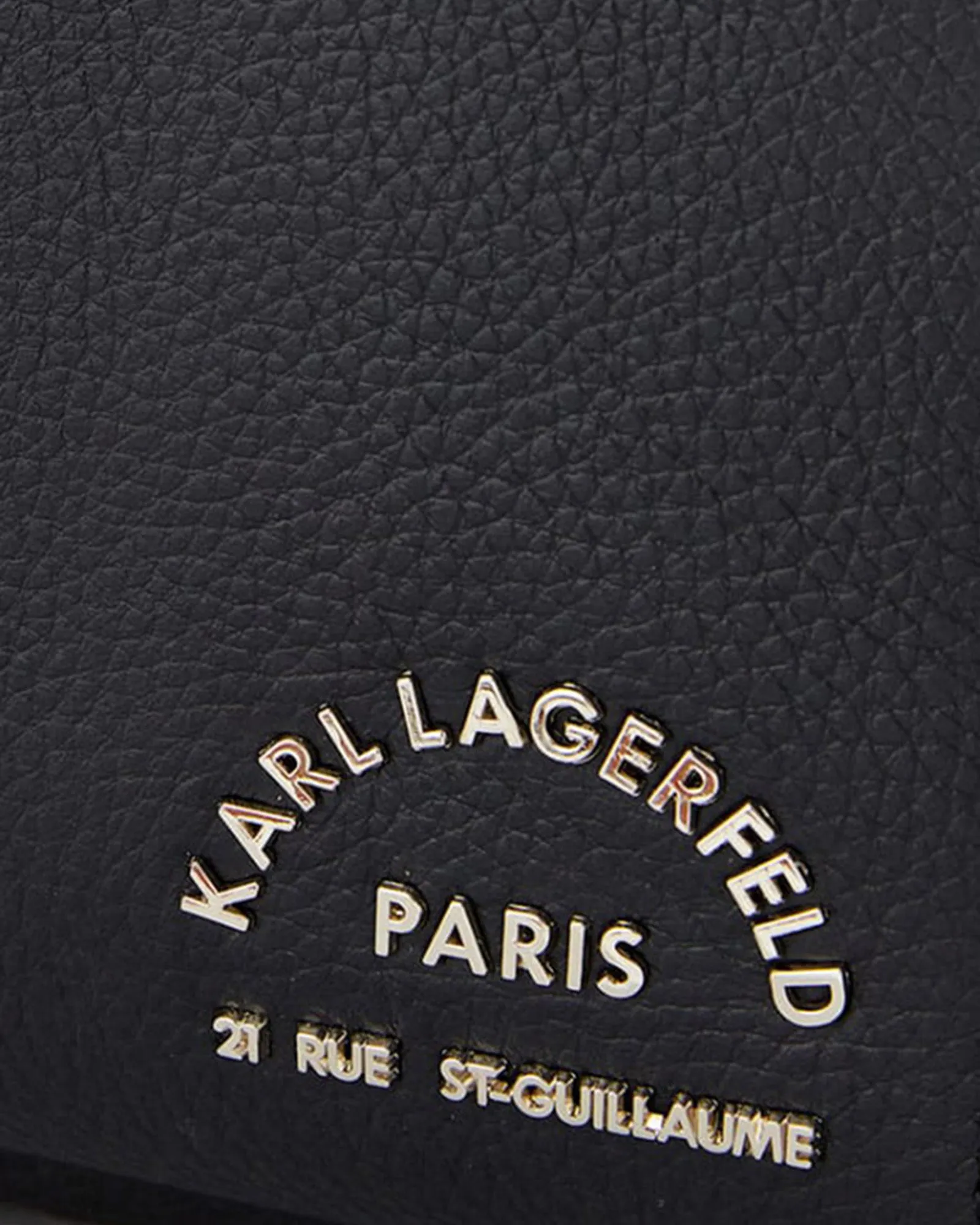 KARL LAGERFELD 815419-990 BLACK HAND SATCHEL
