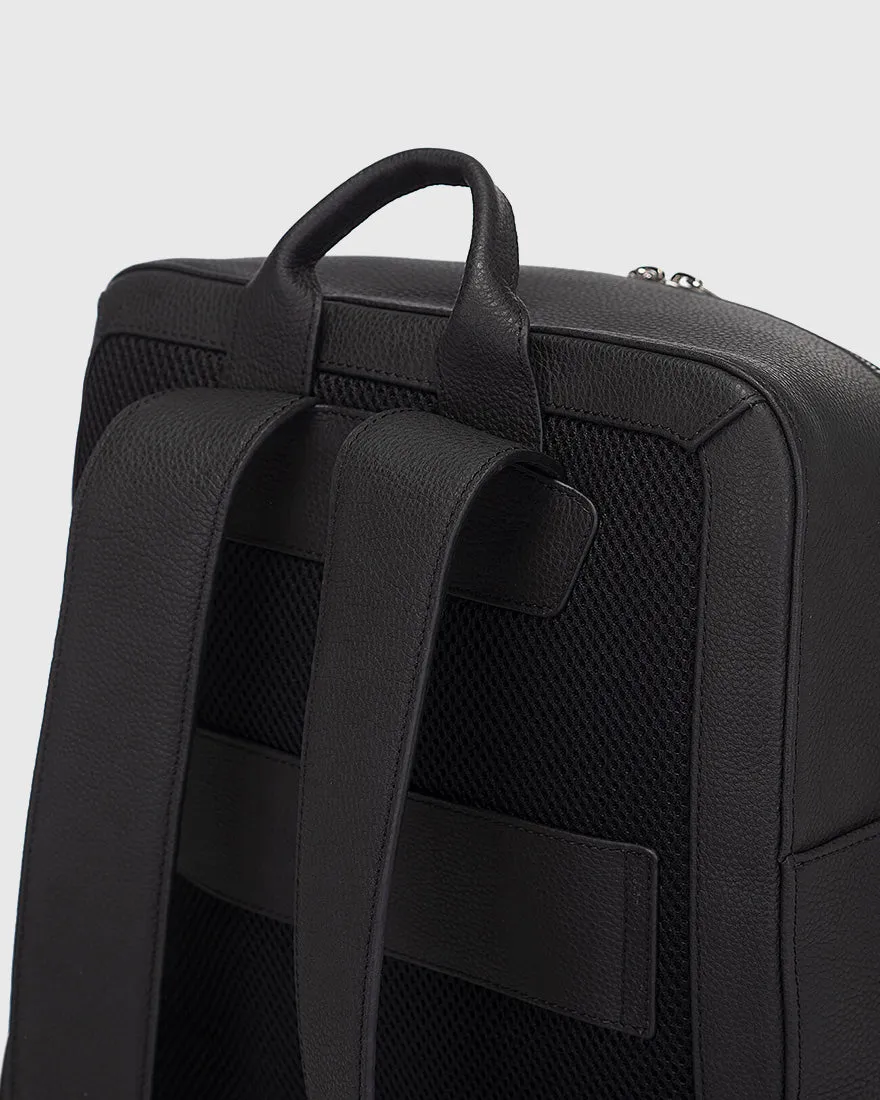 KARL LAGERFELD 815908-990 BLACK LEATHER BACKPACK