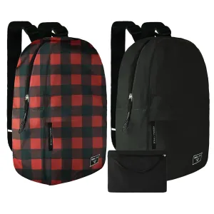 Kendall   Kylie 2-Pack Washable Red/Black Backpack