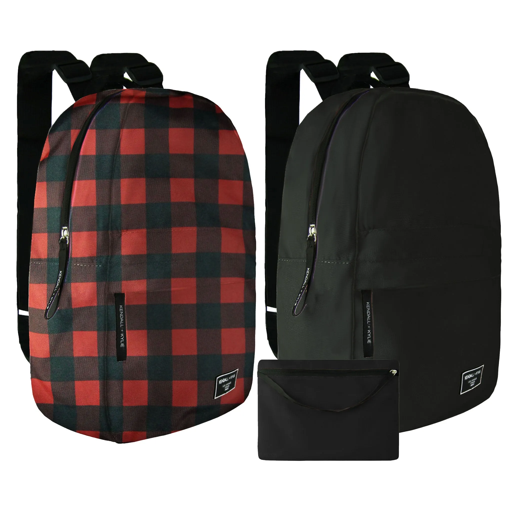 Kendall   Kylie 2-Pack Washable Red/Black Backpack