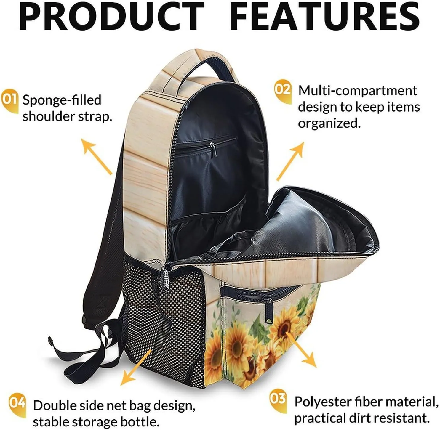 Kids School Backpack, Cute Tiger Backpacks, Cool Schoolbag for Boys Girls 5-8, 17 Inch Casual Animal Bookbags for School Travel Camping Hiking