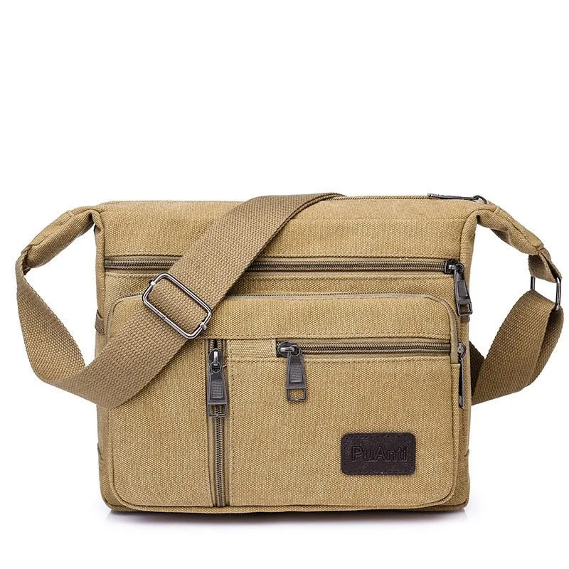 Men Canvas Shoulder Bags