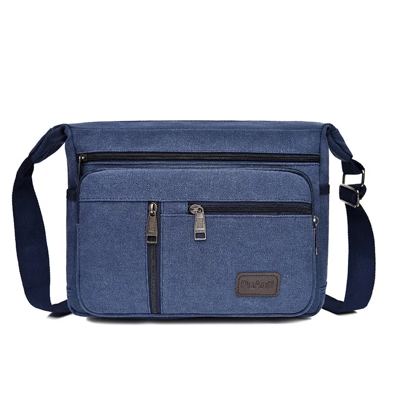 Men Canvas Shoulder Bags