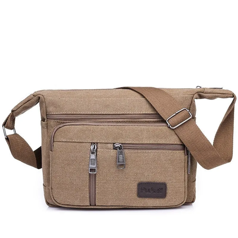 Men Canvas Shoulder Bags