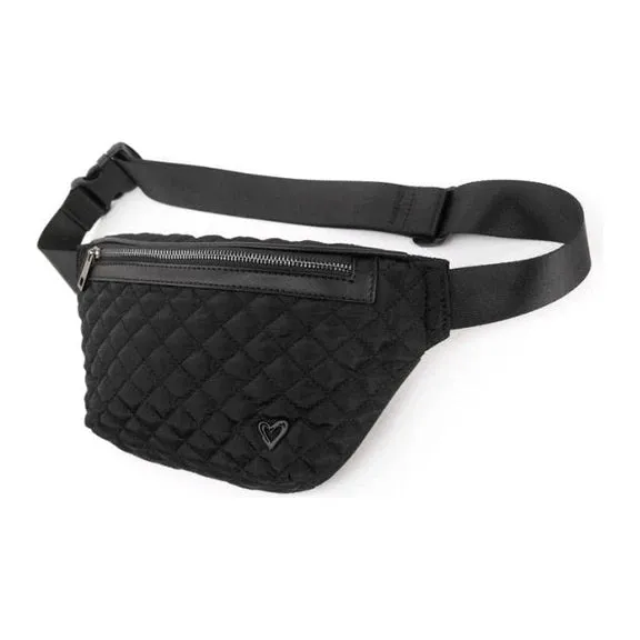Milton Belt/Crossbody Sling Bag - Black