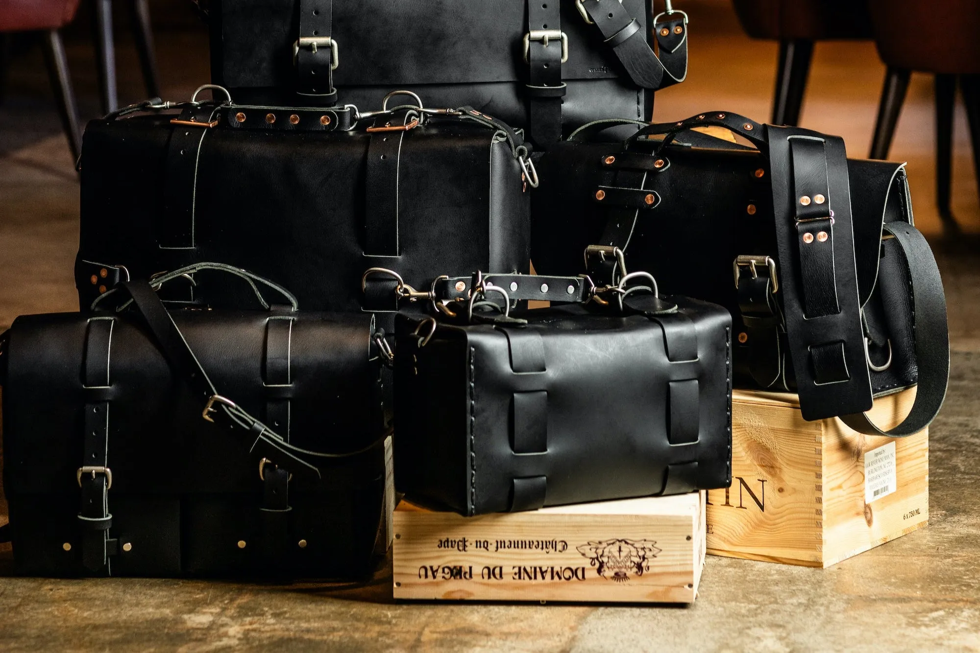 No. 4316 - Bohemian Leather Satchel