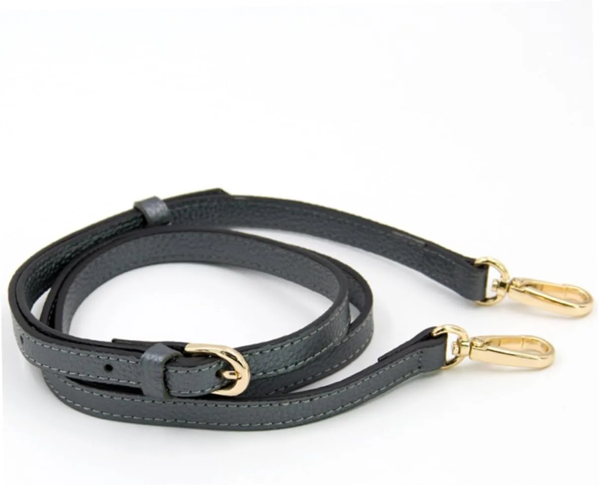 NUOBESTY 2pcs Adjustable Leather Bag Strap Pebble Grain Belt for Handbags Crossbody Clutches Fashion Accessory