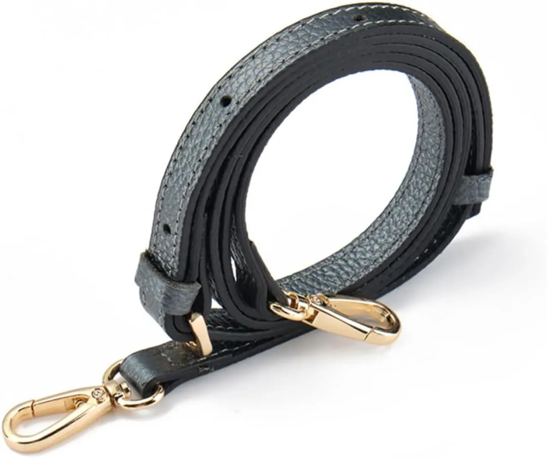 NUOBESTY 2pcs Adjustable Leather Bag Strap Pebble Grain Belt for Handbags Crossbody Clutches Fashion Accessory