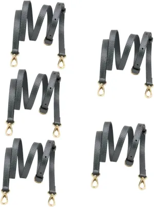 NUOBESTY 2pcs Adjustable Leather Bag Strap Pebble Grain Belt for Handbags Crossbody Clutches Fashion Accessory