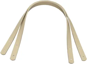 NUOBESTY DIY Tote Bag Accessory 2 Pcs Rivets Style Pu Leather Handbag Handles for Purse