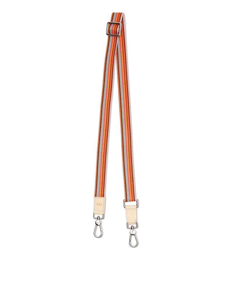 Orange Slim Webbing Crossbody Strap