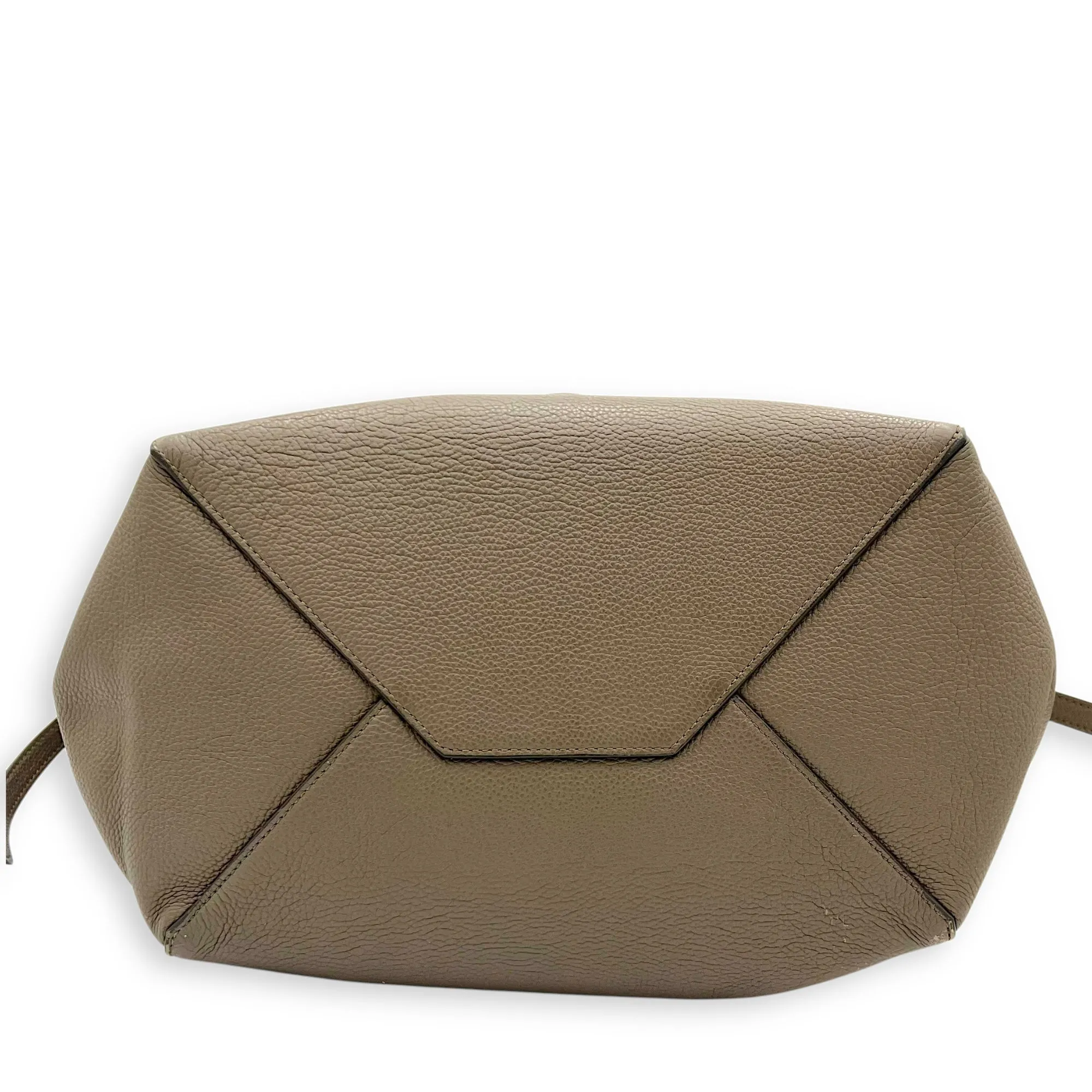 Phantom Grey Tote Bag in Calfskin, Gold hardware