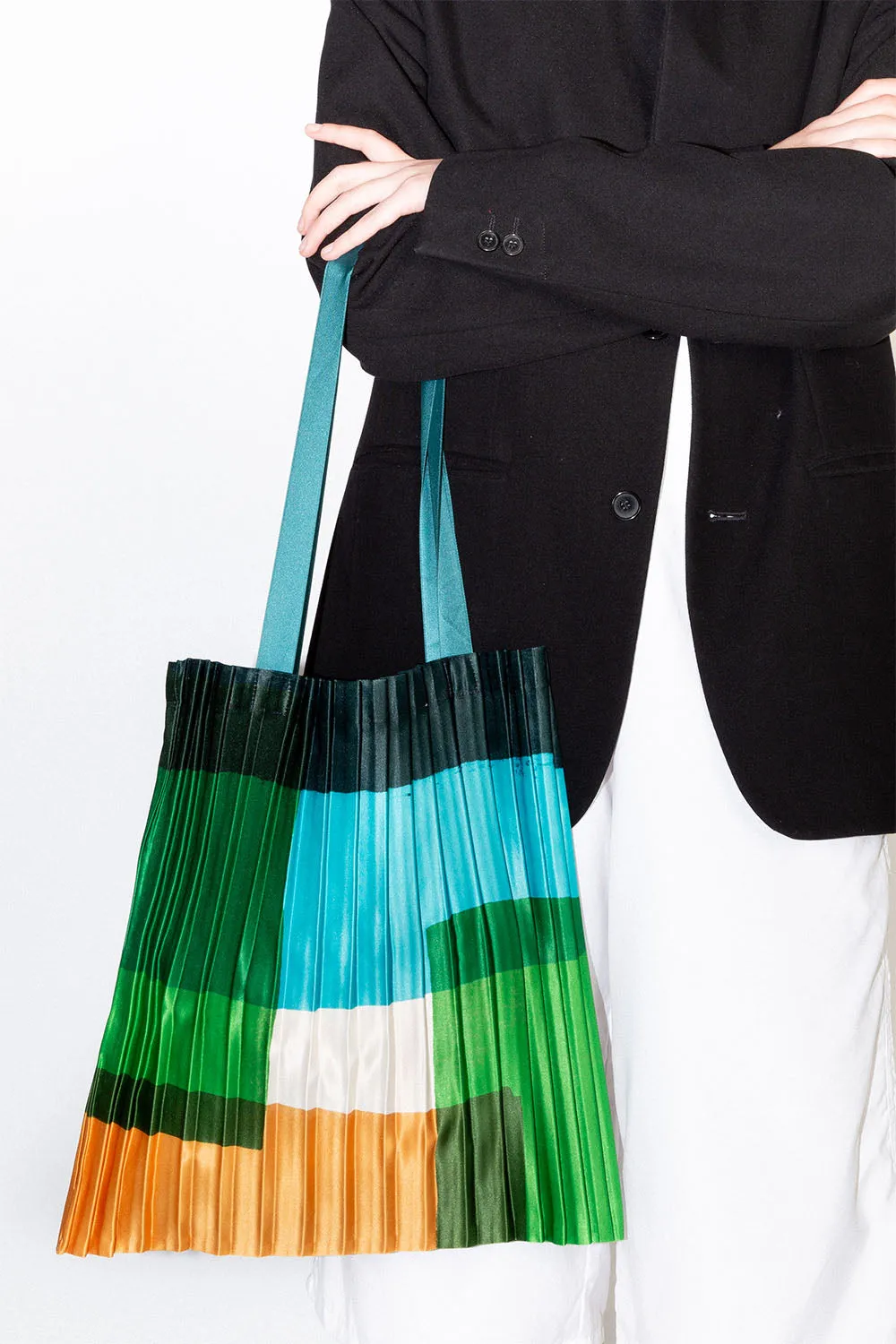 Satin pleated bag Talamone