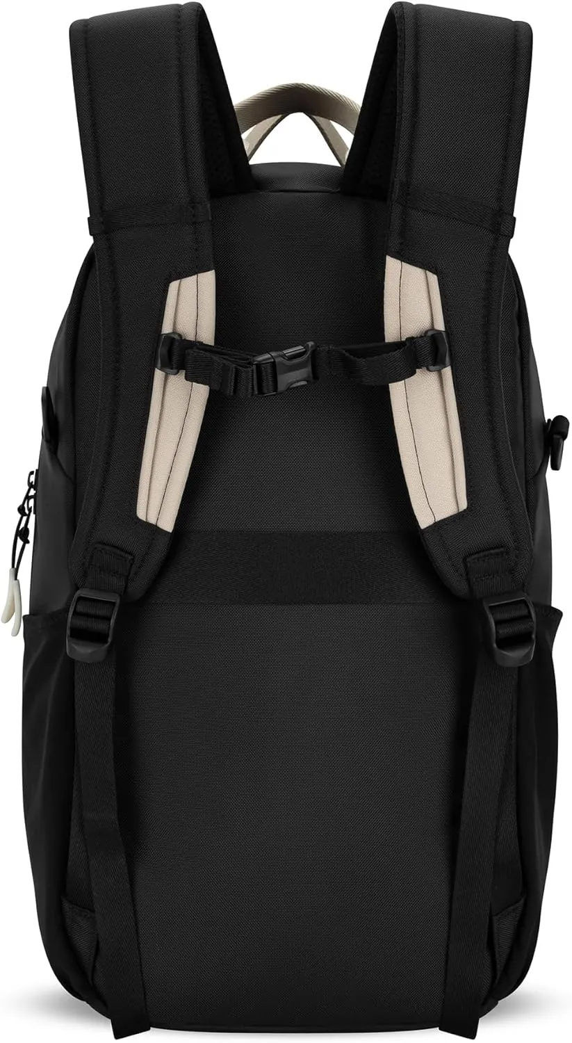 Sherpani Camden, Convertible Backpack, 3 in 1 Tote Bag, Women Crossbody Bag, Cross Body Purse, 21L Travel Backpack, Travel Gifts for Mothers Day 2025, RFID Protection, Fits 15 Laptop (Con Leche)